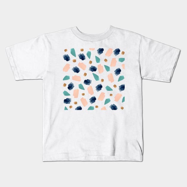 Terrazzo Kids T-Shirt by summer-sun-art